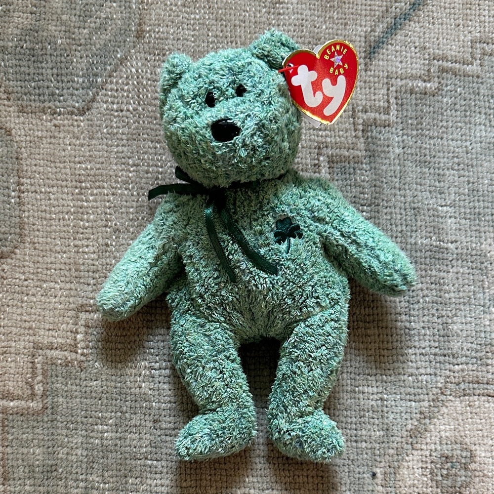 Ty “Shamrock” the Bear Beanie Baby